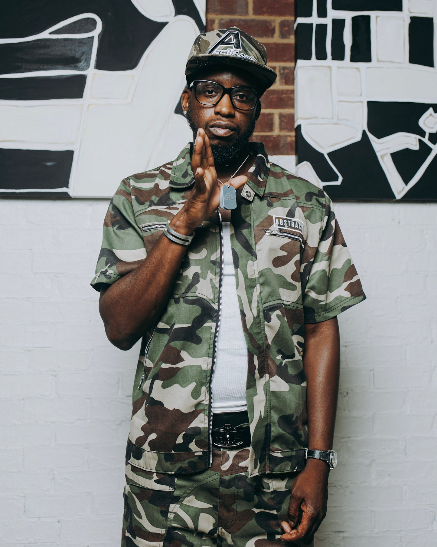 Camo Technical Top