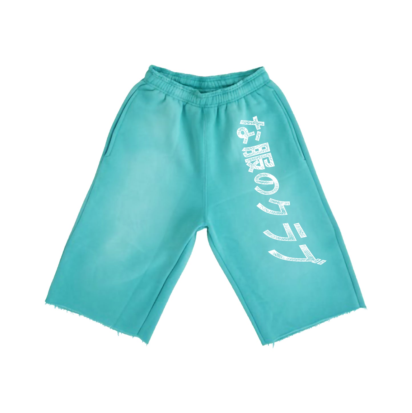 Japanese Hexagon Logo 3/4 Pants (Ice Blue)