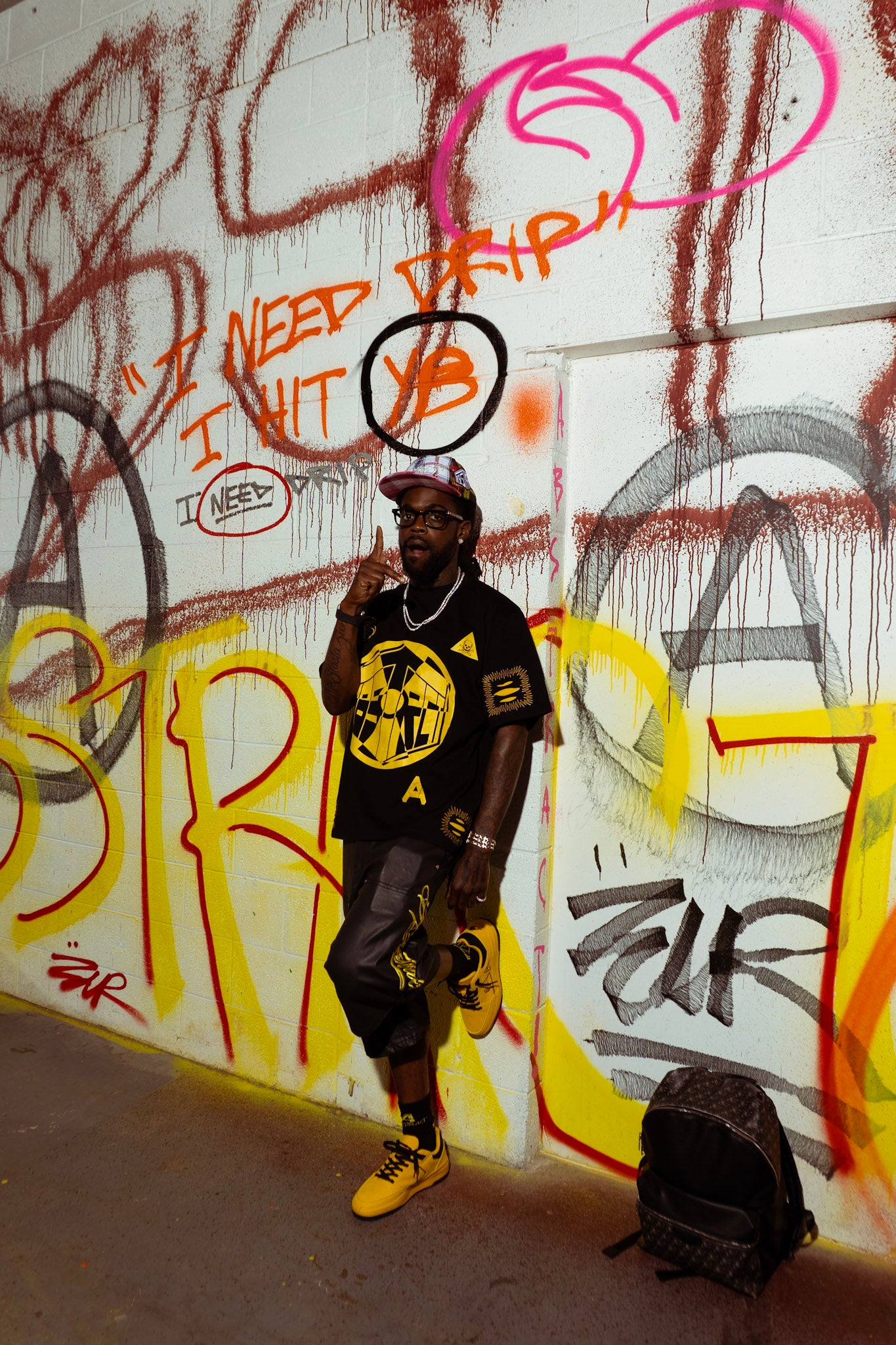 Script Wax Carpenter Shorts (Yellow)