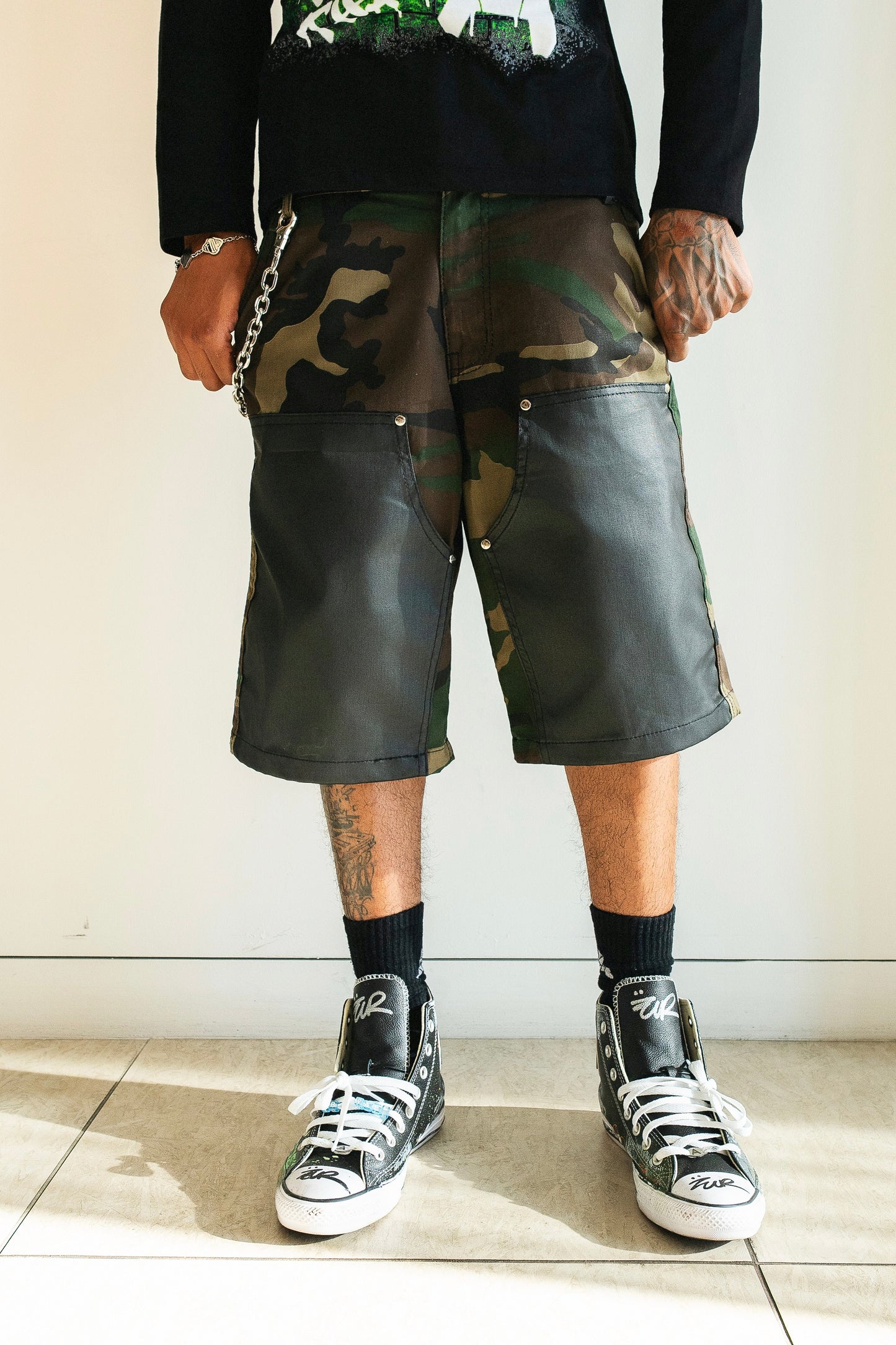 Camo Carpenter Shorts