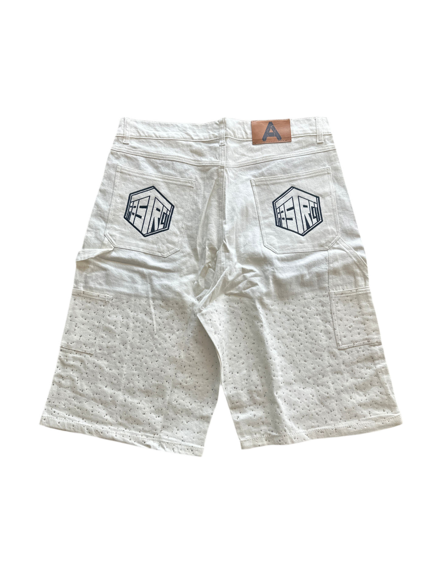 Jewel Carpenter Shorts (White)