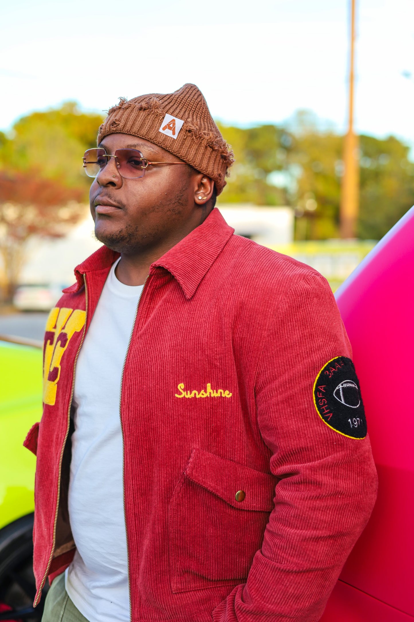 Distressed Beanie Brown