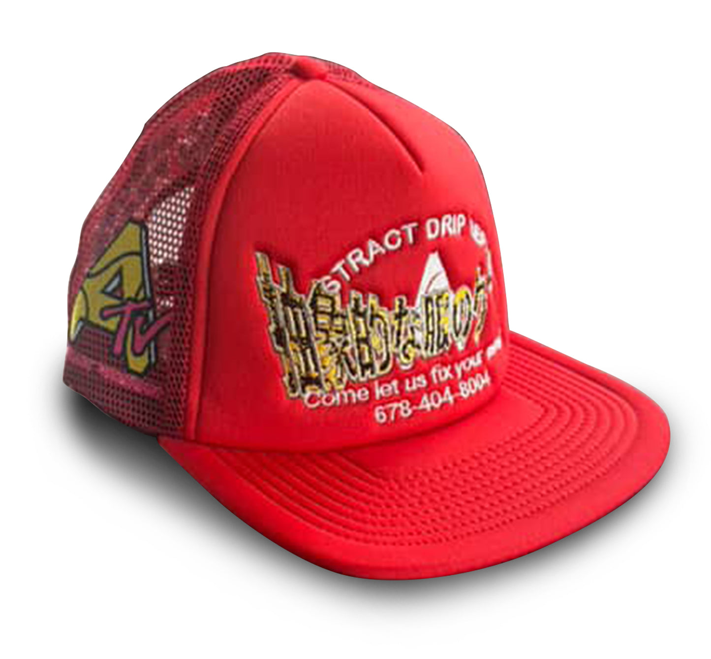Drip Repair Trucker Red