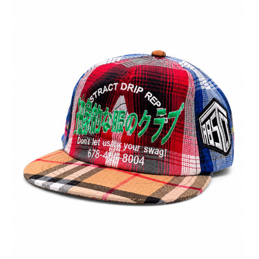 Repair Plaid Hat (Tan)