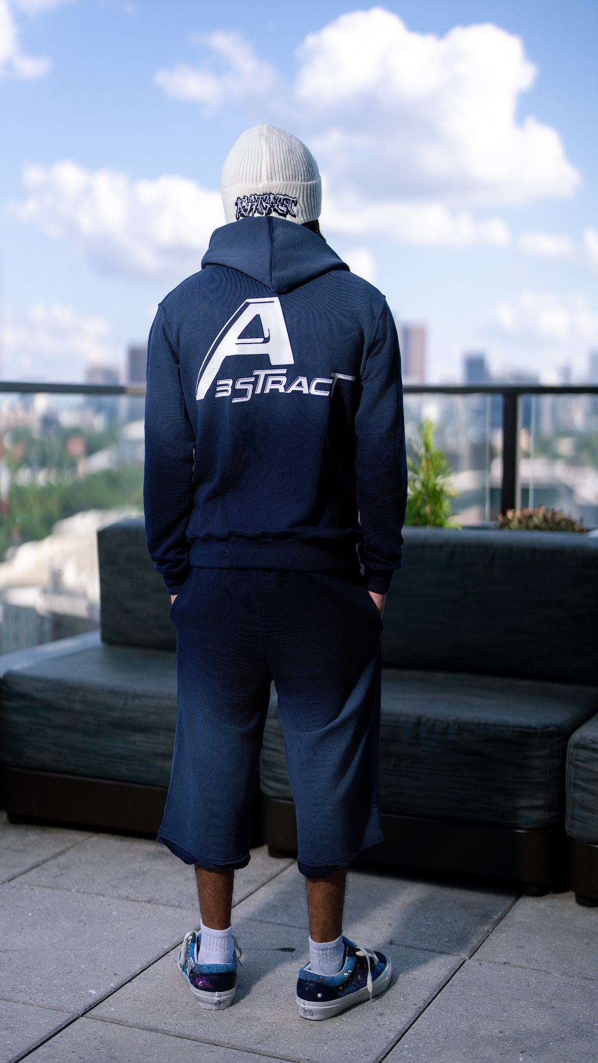 Ombre Sweatsuit (Navy)