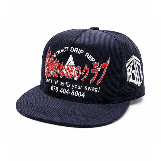Repair Corduroy Hat (Navy)