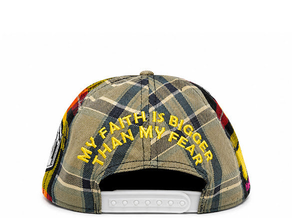 Repair Plaid Hat (Pink)
