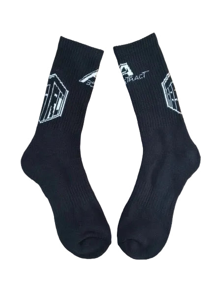 Logo Socks White
