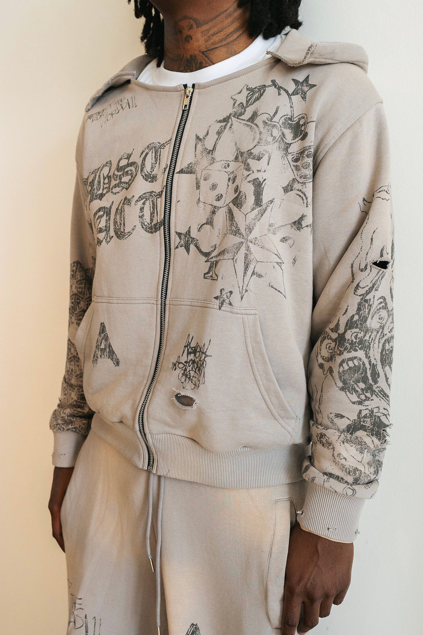 Spades Hoodie (Gray)
