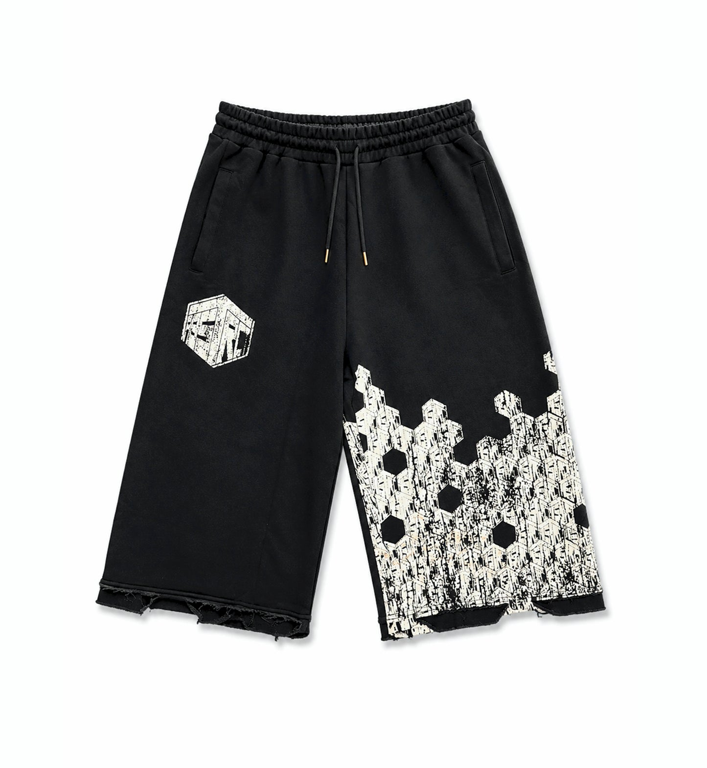 Scale 3/4 Sweatpants (Black)