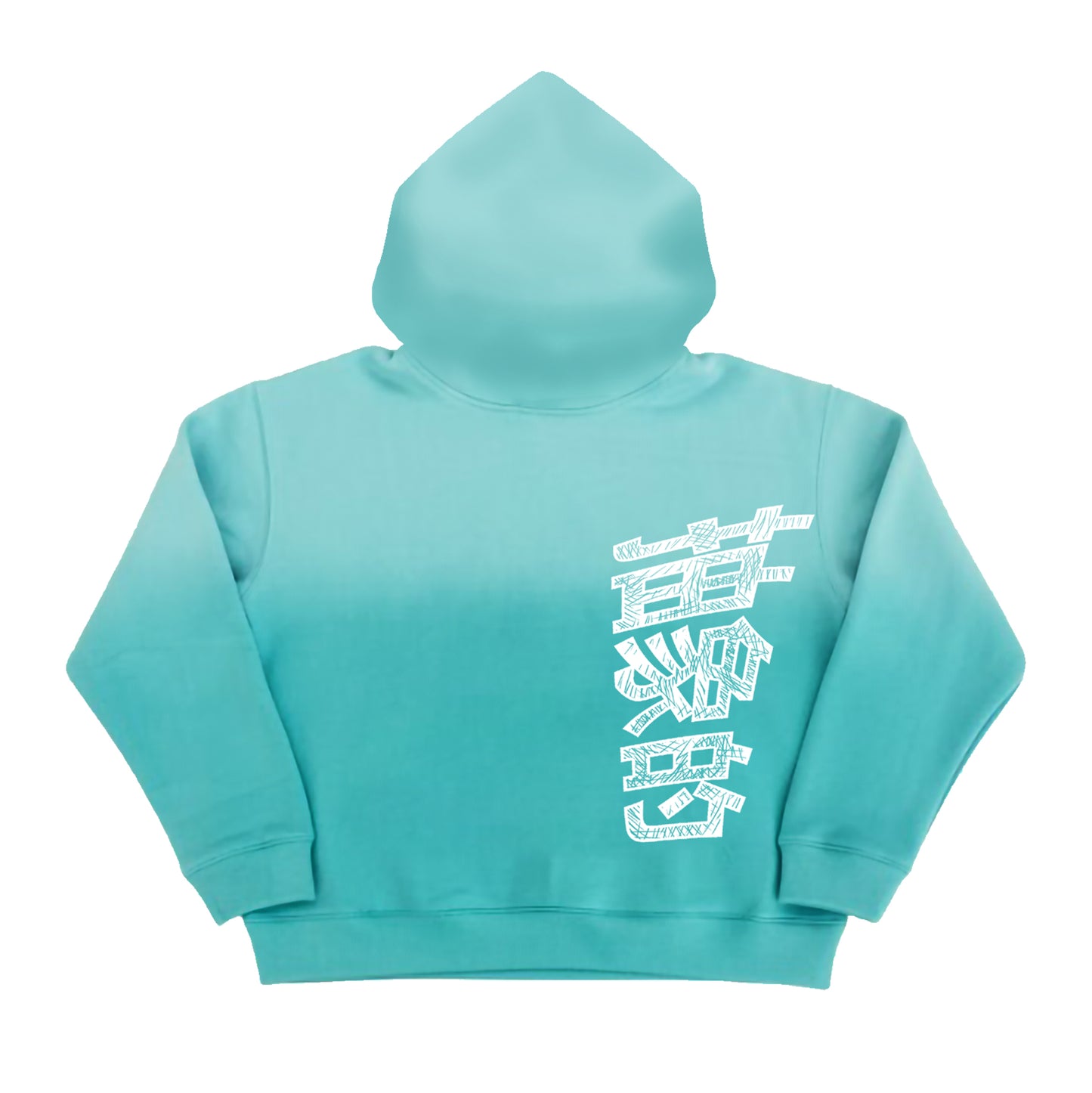 Japanese Hexagon Logo Hoodie (Ice Blue)