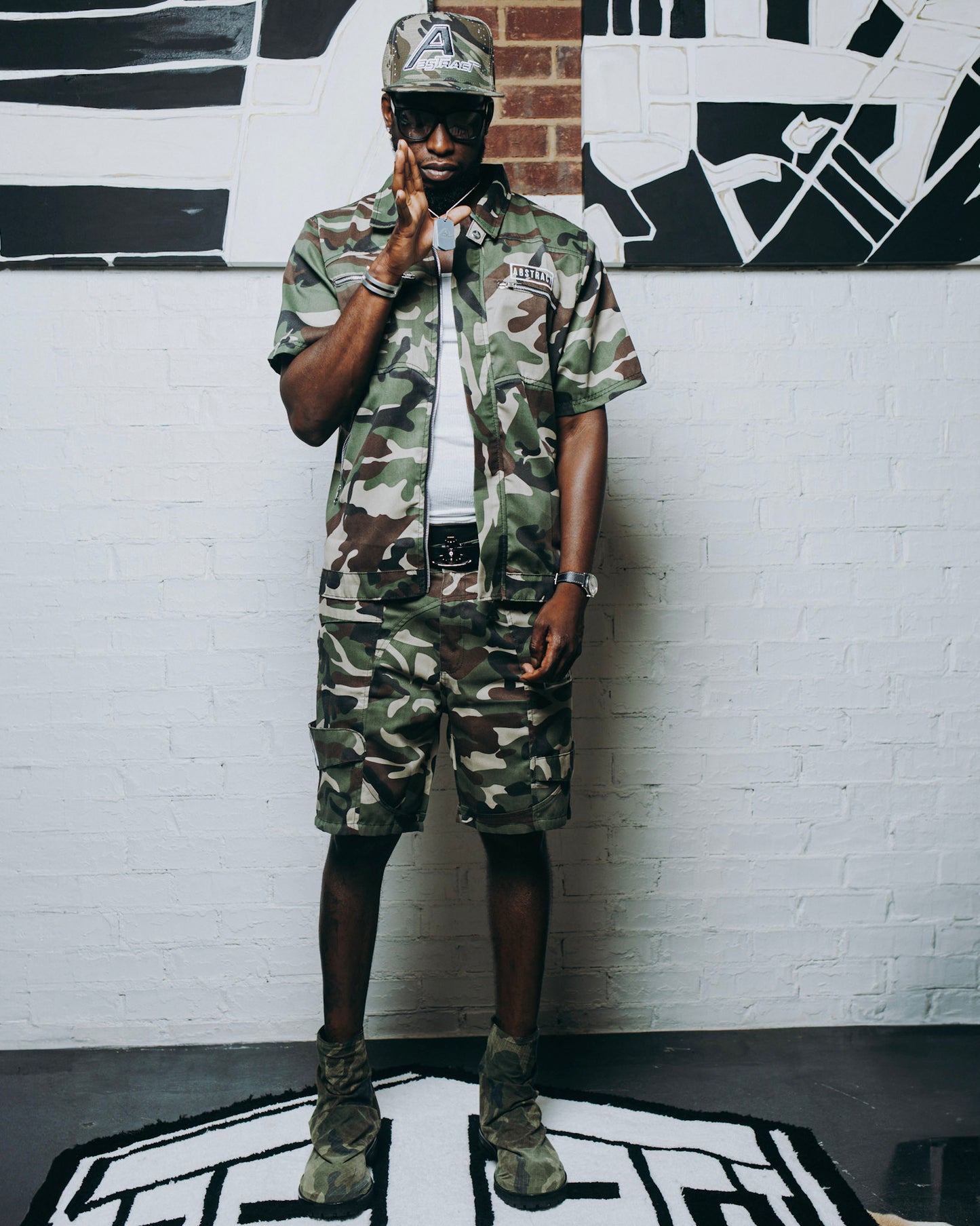 Camo Technical Shorts