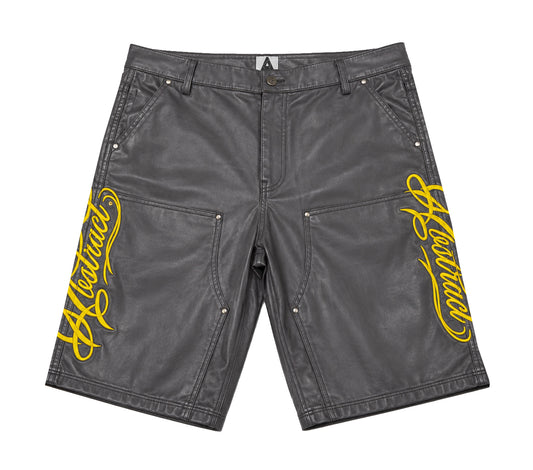 Script Wax Carpenter Shorts (Yellow)
