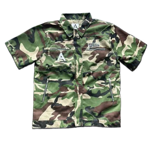 Camo Technical Top