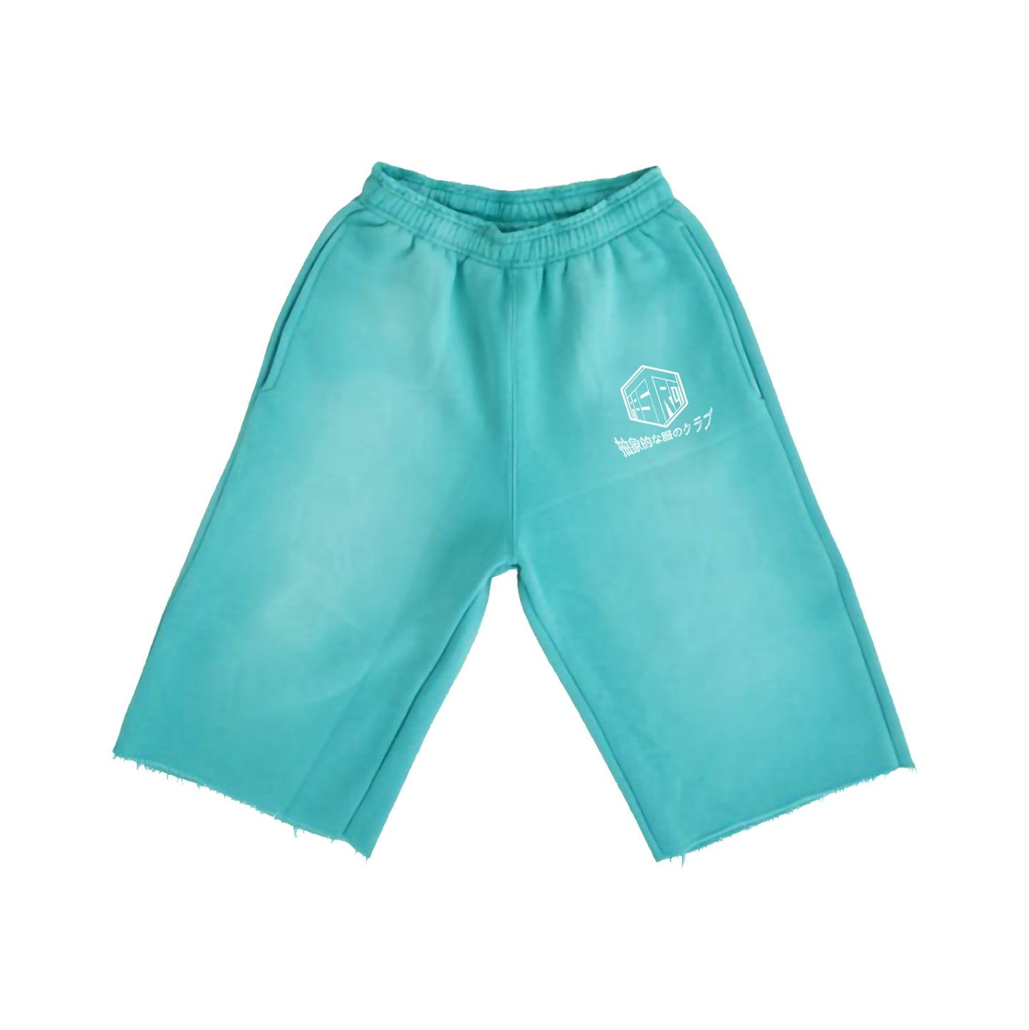 Japanese Hexagon Logo 3/4 Pants (Ice Blue)