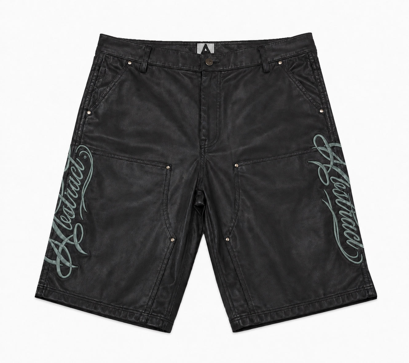 Script Wax Carpenter Shorts (Gray)