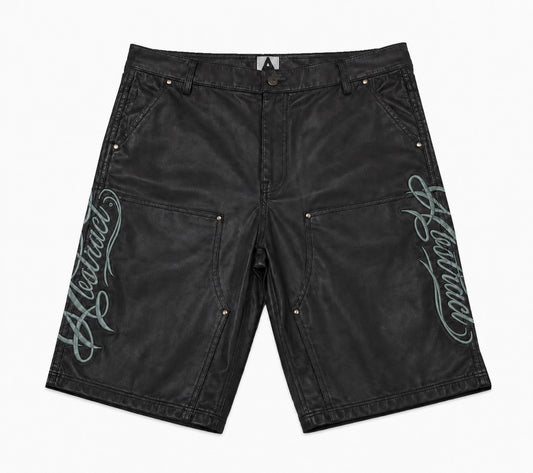Script Wax Carpenter Shorts (Gray)