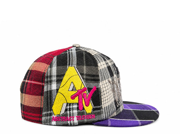 Repair Plaid Hat (Purple)