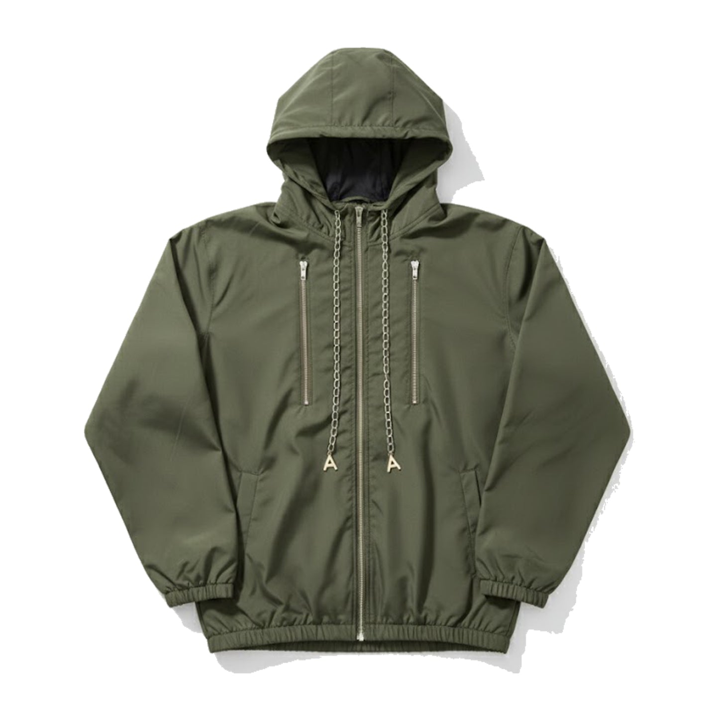 Chain Zip Up (Olive)