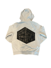 Leather Hexagon Gray Zip Up