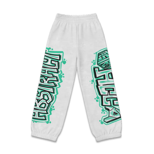 Money Talks Sweatpants (White)