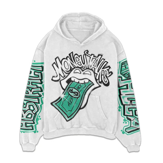 Money Talks Hoodie (White)