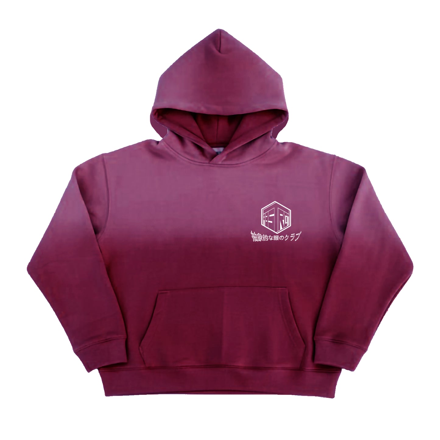 Japanese Hexagon Logo Hoodie (Dark Rust)