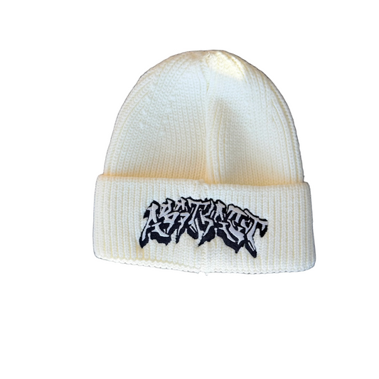 Graffiti Beanie (Off White)