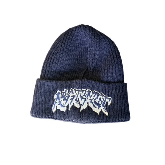 Graffiti Beanie (Navy)