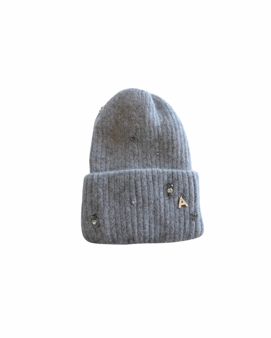 Jewel Beanie Gray