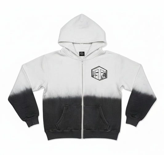 Ombre Hoodie (White)
