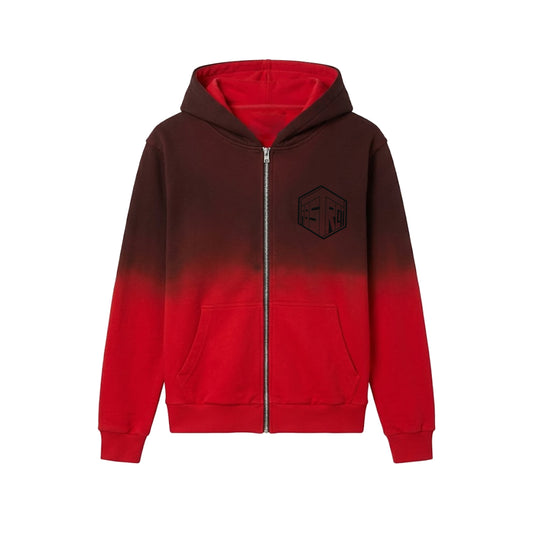 Ombre Hoodie (Red)