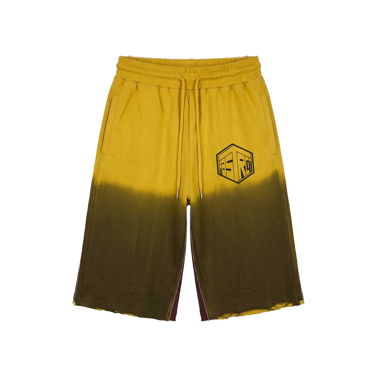 Ombre 3/4 Sweatpants (Yellow)