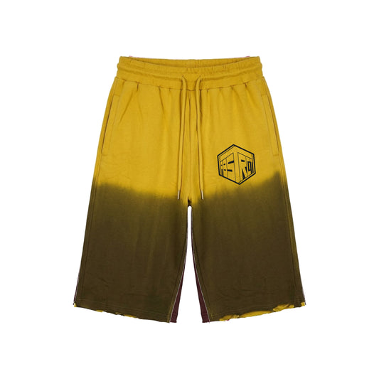Ombre 3/4 Sweatpants (Yellow)