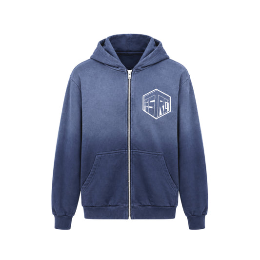 Ombre Hoodie (Navy)