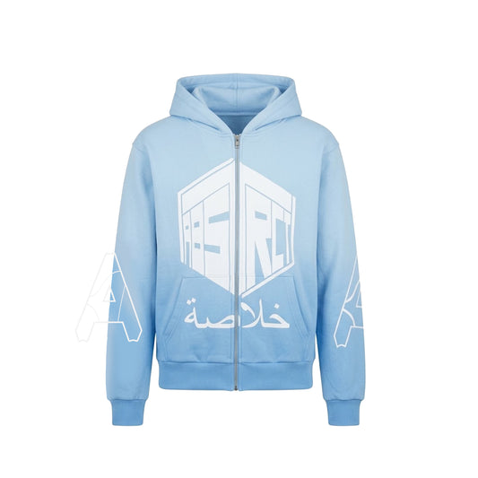 Stencil Hoodie (Ice Blue)