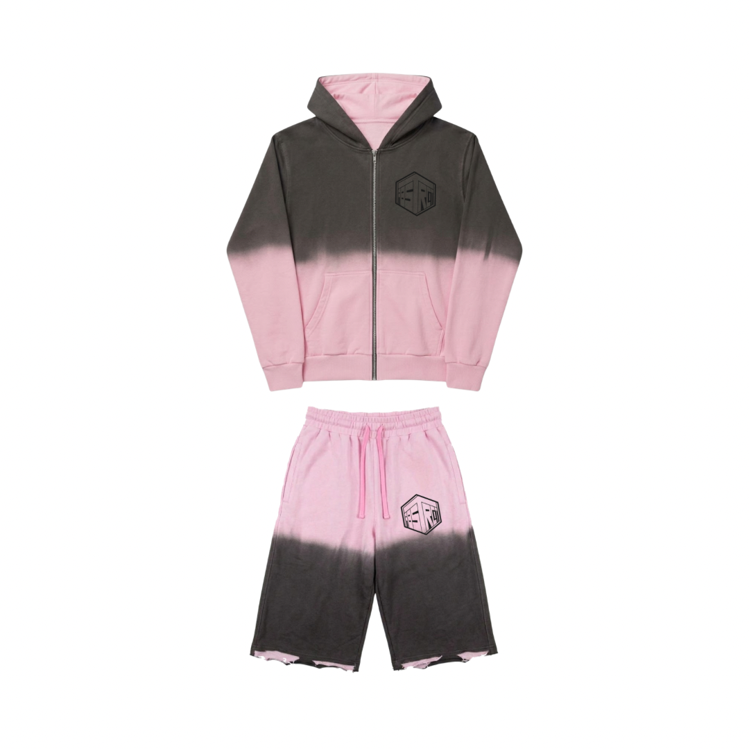 Ombre Sweatsuit (Pink)
