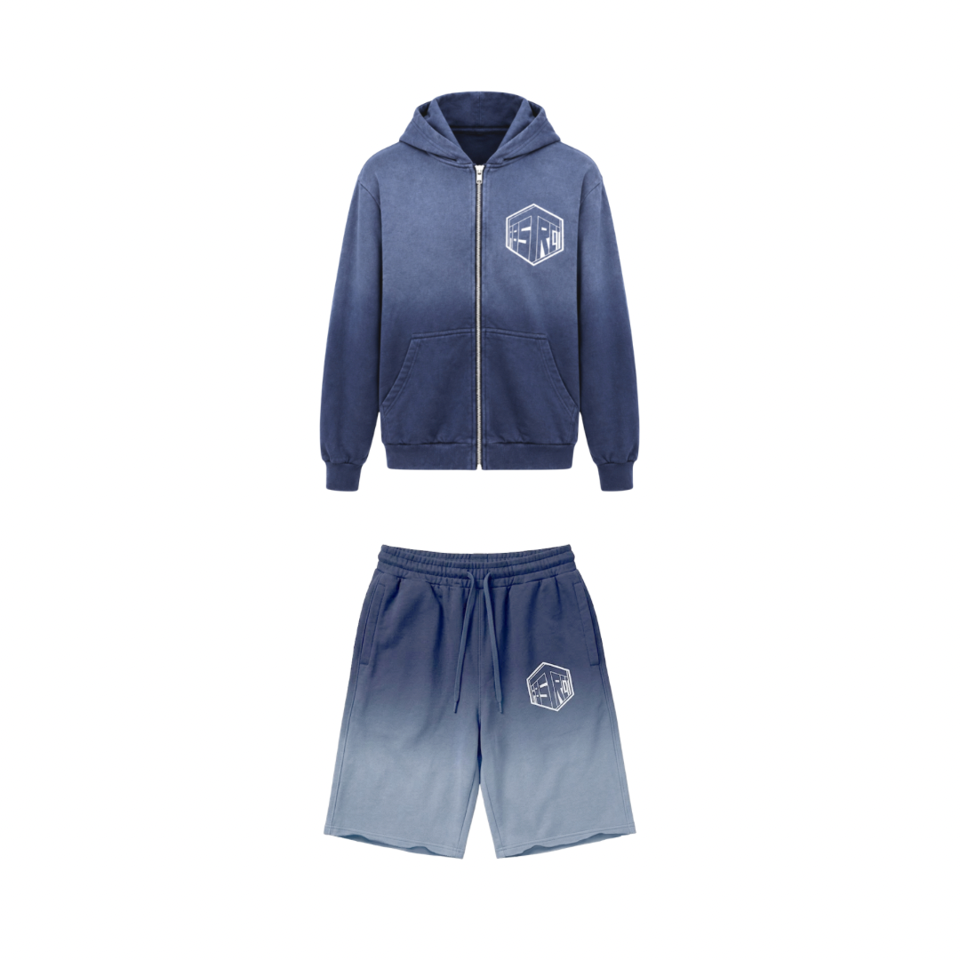Ombre Sweatsuit (Navy)