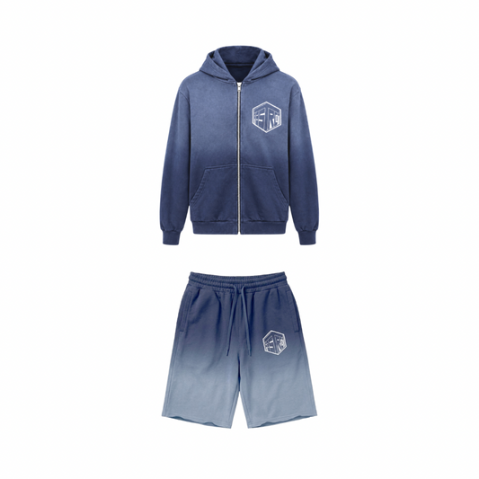 Ombre Sweatsuit (Navy)
