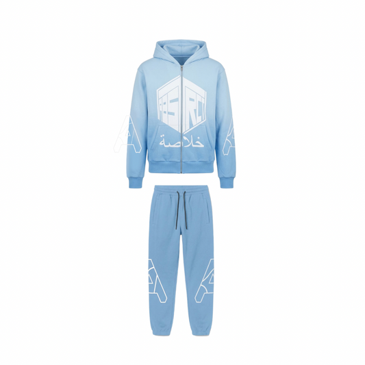 Stencil Sweatsuit (Ice Blue)