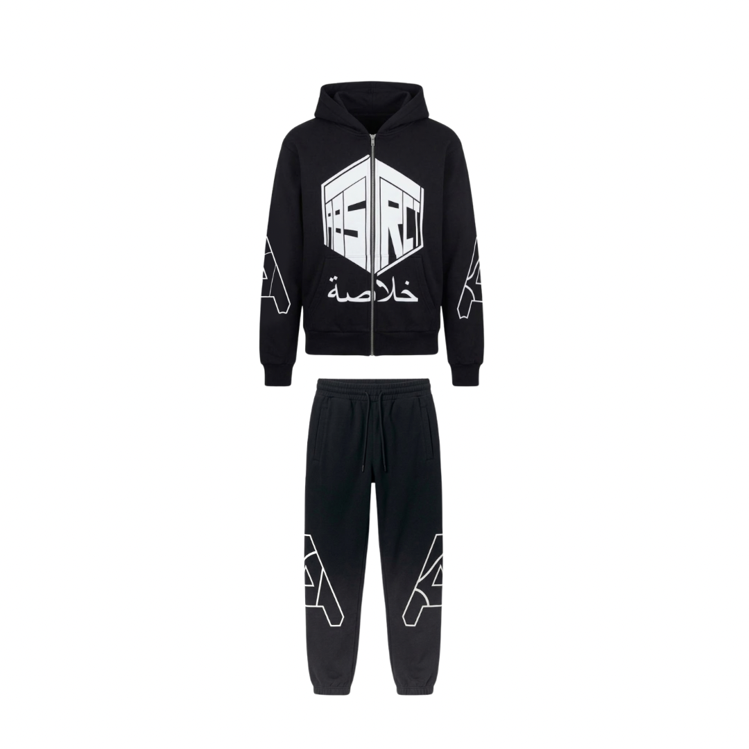 Stencil Sweatsuit (Black)