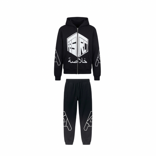 Stencil Sweatsuit (Black)