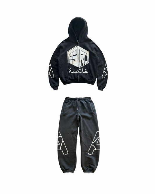 Stencil Sweatsuit (Black)