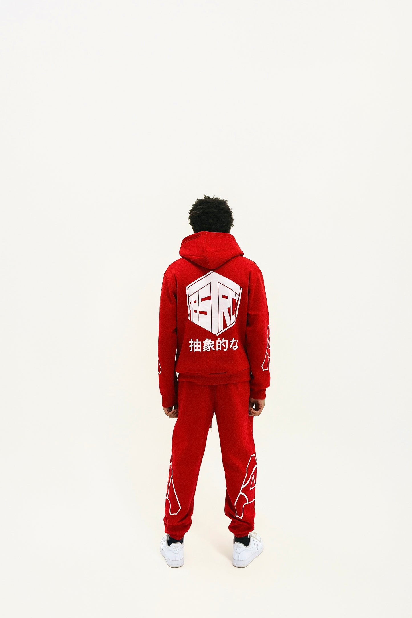 Stencil Hoodie (Red)