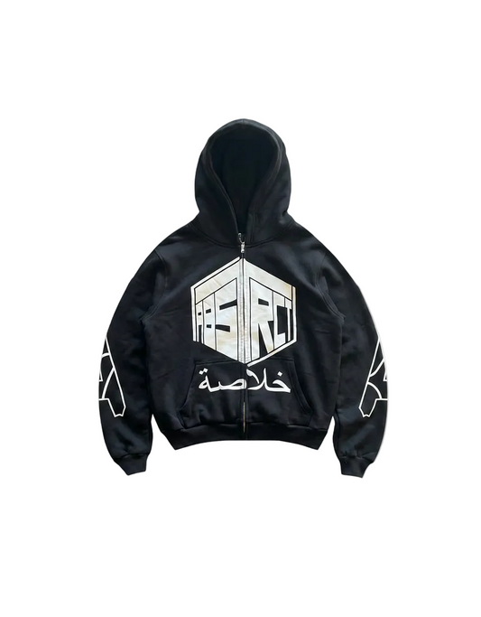 Stencil Hoodie (Black)