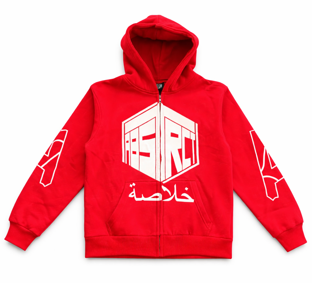 Stencil Hoodie (Red)